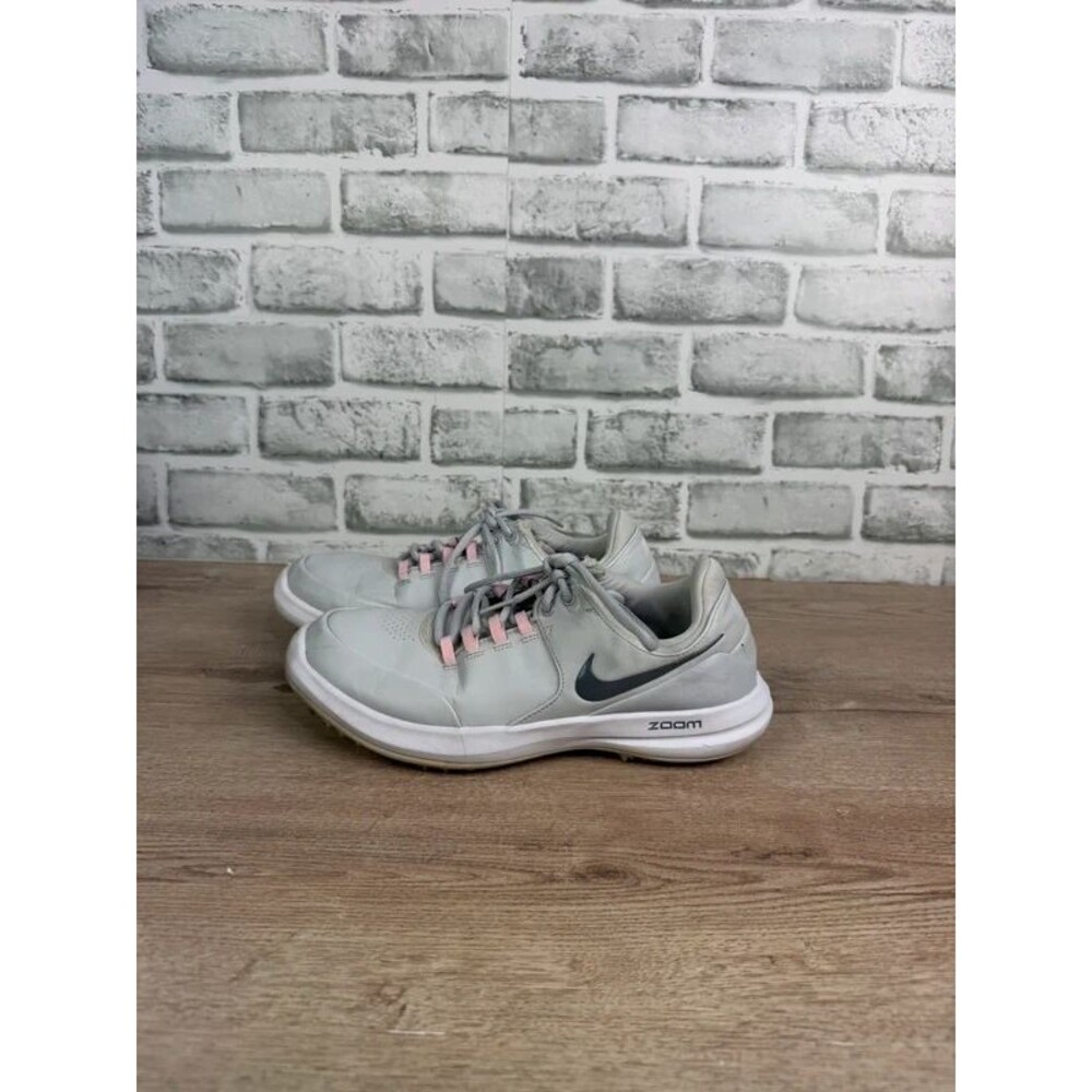 Nike Zoom Fitsole Golf Shoes Grey Pink 8.5 - Picture 2 of 10